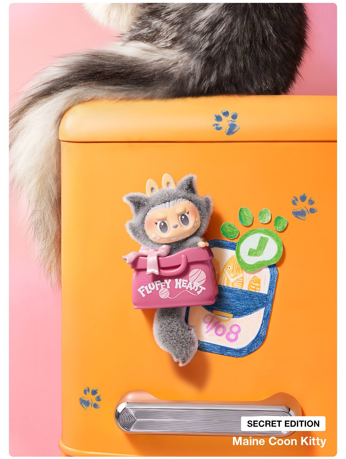 THE MONSTERS CAT MODE ON SERIES - Fridge Magnet Blind Box β details