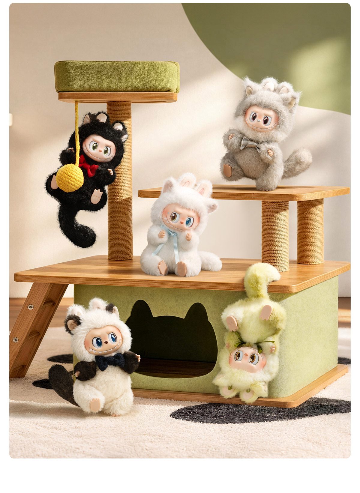 THE MONSTERS CAT MODE ON SERIES - Vinyl Plush Pendant Blind Box – details