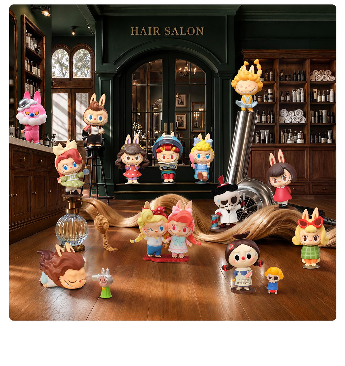 THE MONSTERS Hair Salon Series Figures – details