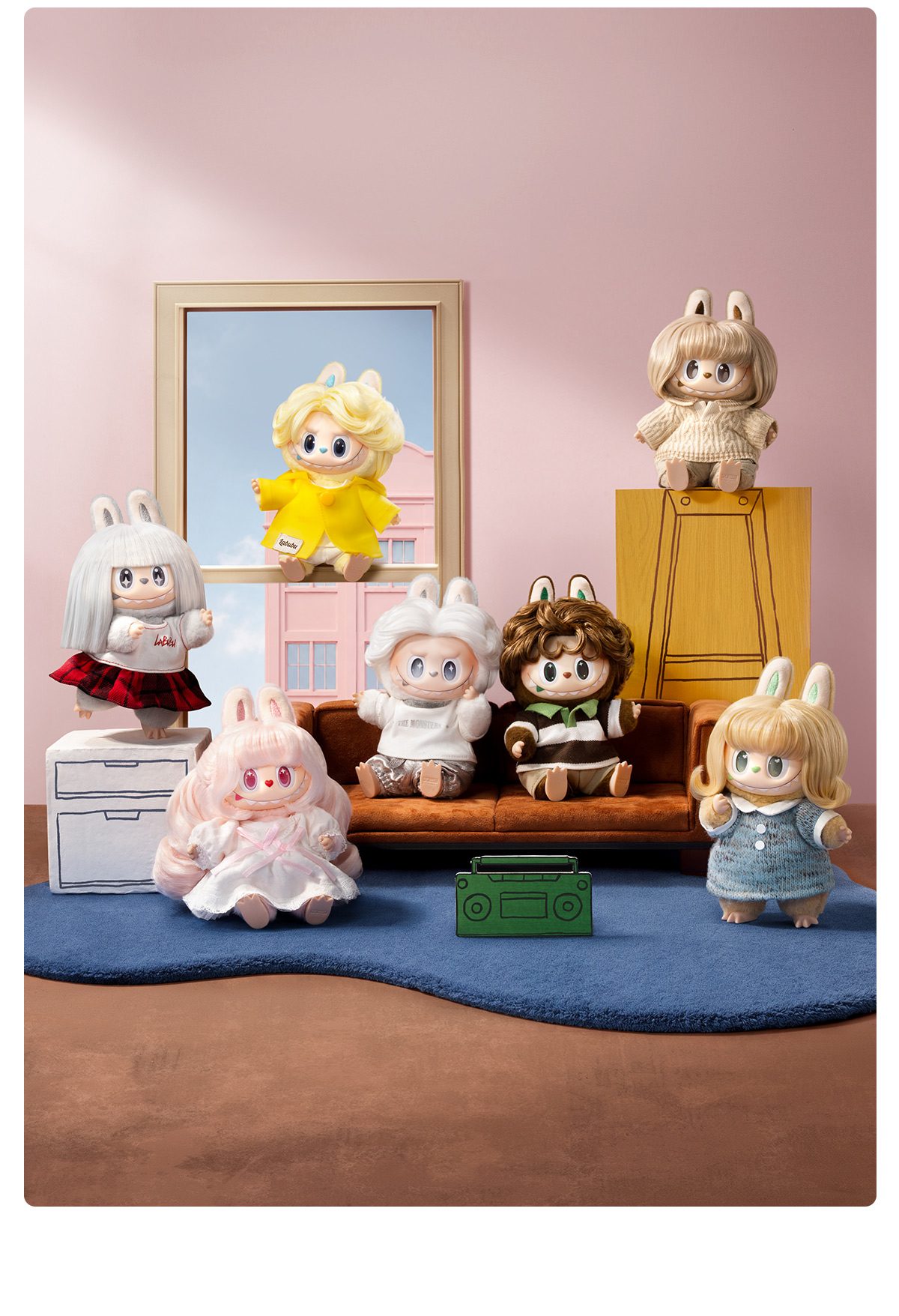 THE MONSTERS Hair Salon Series - Vinyl Plush Pendant Blind Box – details