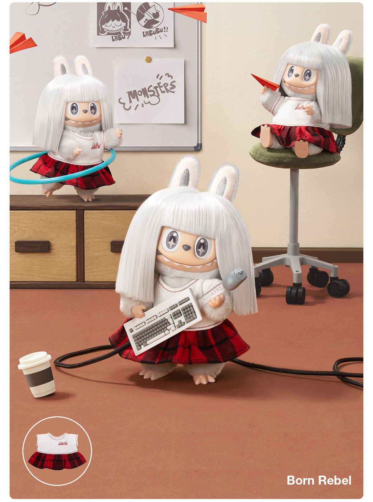 THE MONSTERS Hair Salon Series - Vinyl Plush Pendant Blind Box – details