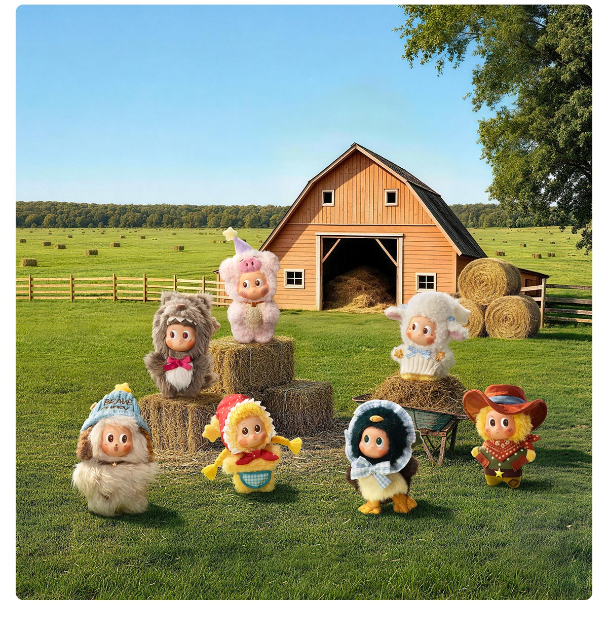 Twinkle Twinkle Farm Tales Series-Vinyl Plush Pendant Blind Box – details