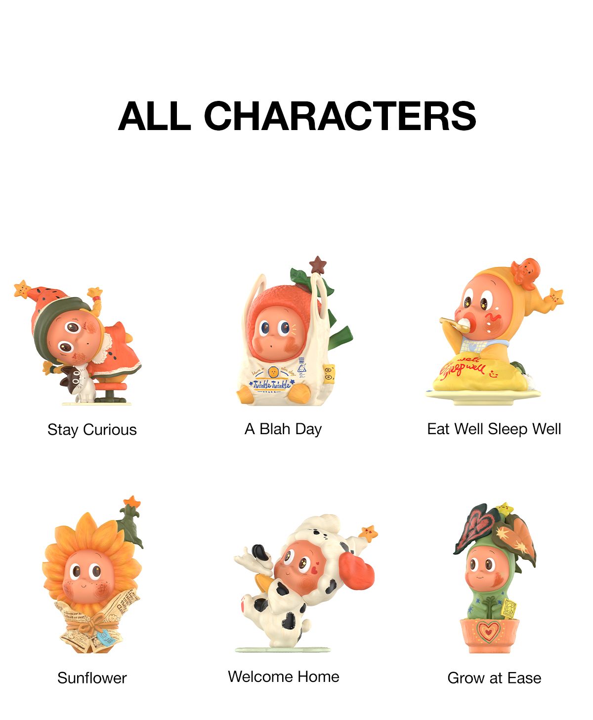 Twinkle Twinkle Live the Ordinary Series Figures – details