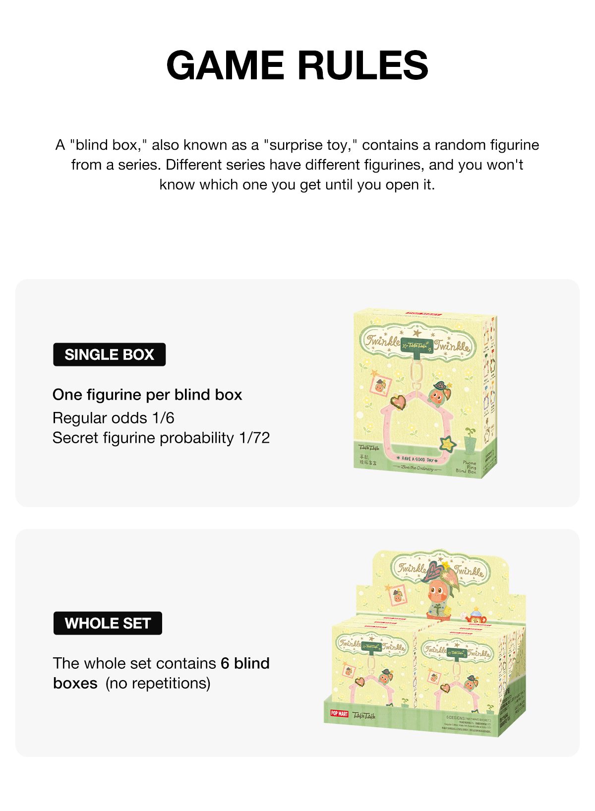 Twinkle Twinkle Live the Ordinary Series - Phone Ring Blind Box – details
