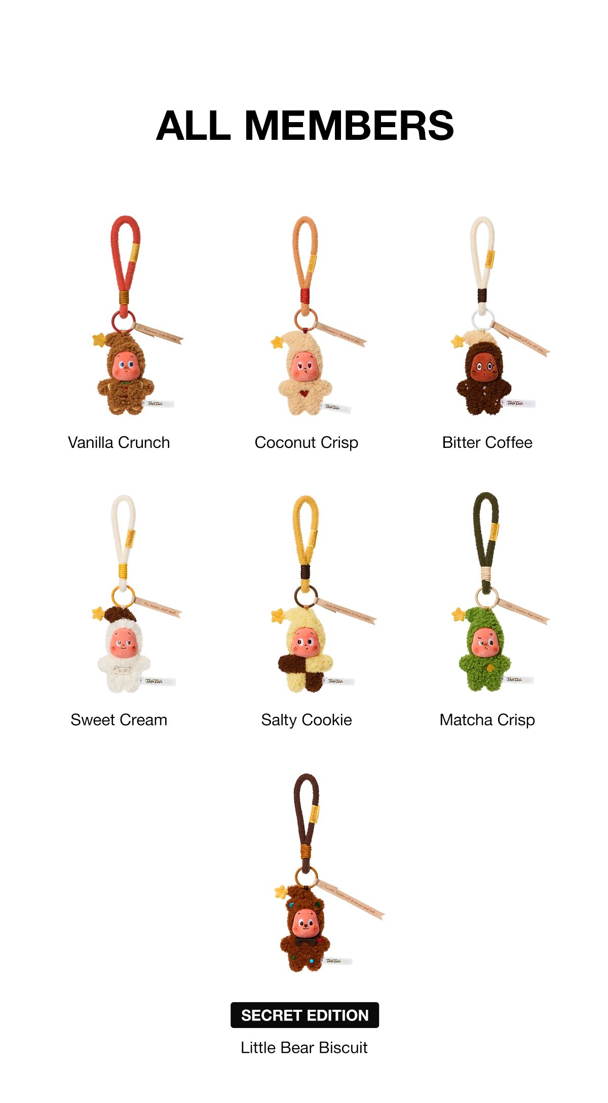 Twinkle Twinkle Savor the Moment Series-Fresh-Baked Mini Cookies Plush Pendant Blind Box – details