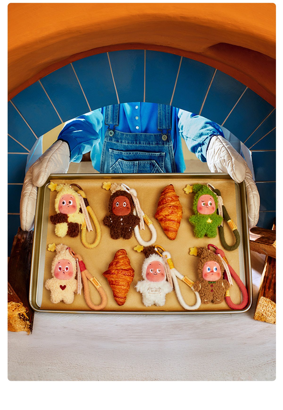 Twinkle Twinkle Savor the Moment Series-Fresh-Baked Mini Cookies Plush Pendant Blind Box – details