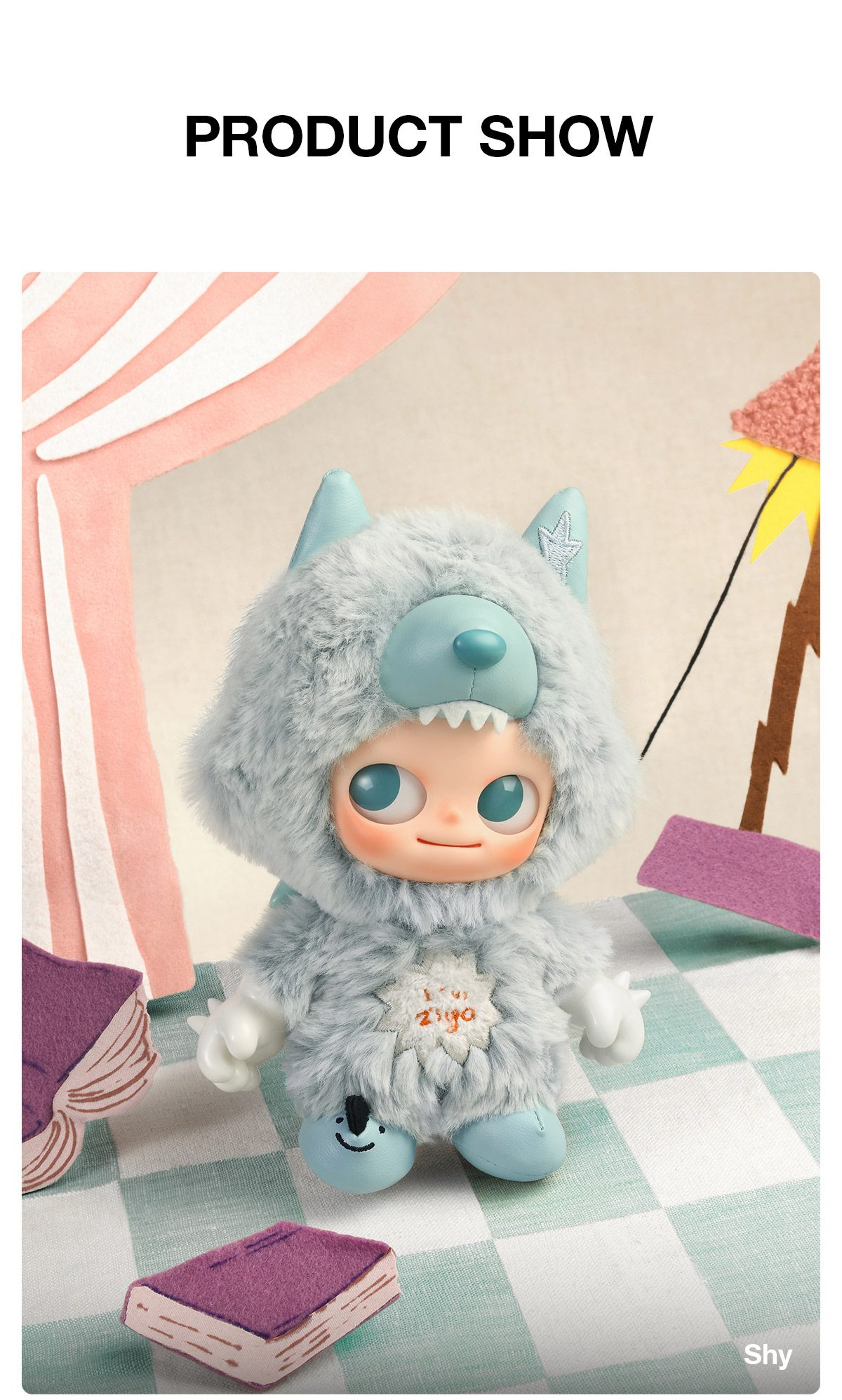 ZSIGA I'm Zsiga Series-Vinyl Plush Pendant – details