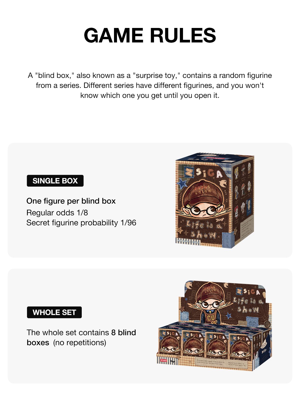 Zsiga Life is a Show Series MINI Action Figure – details