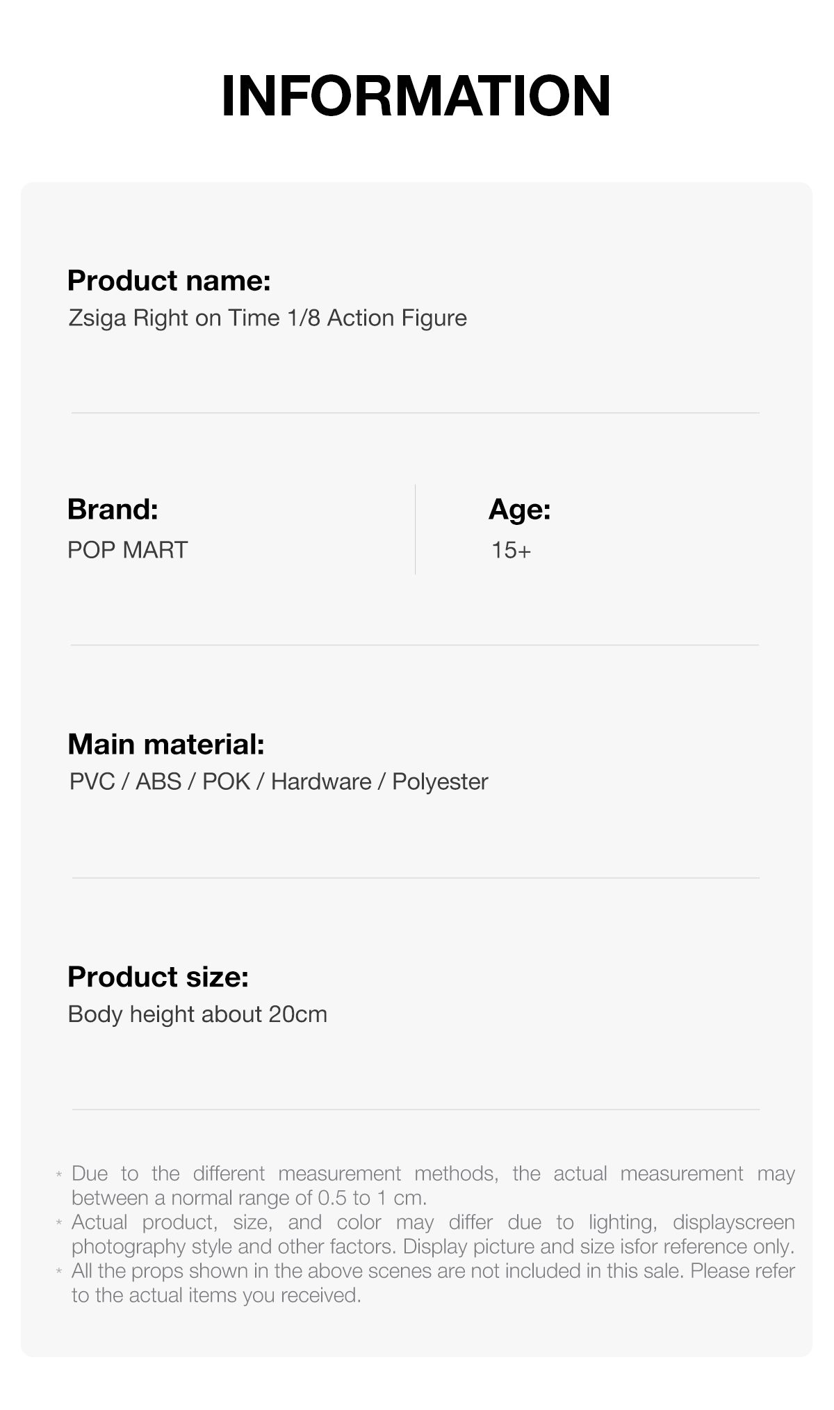 Zsiga Right on Time 1/8 Action Figure – details