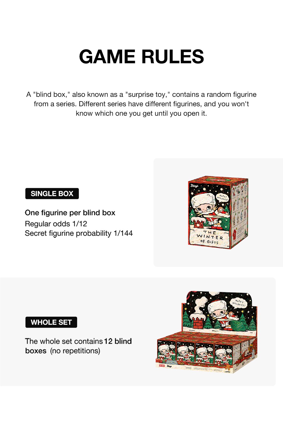 Zsiga The Winter of Gifts Series Figures – details