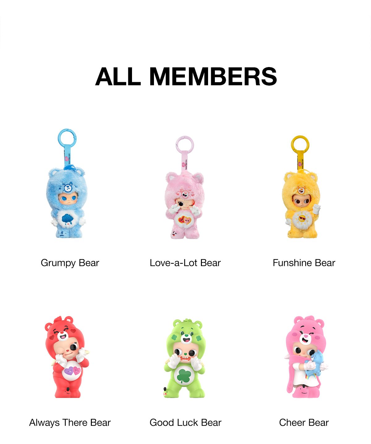 Zsiga × Care Bears Series Figures – details